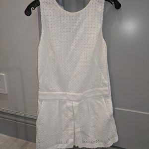 Club Monaco white eyelet romper